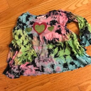 Kashten long sleeve tye die shirt size 2T